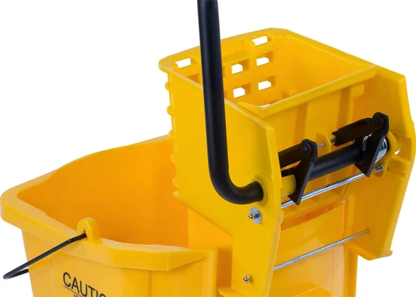 Mop Bucket Set, Plastic Bucket and Wringer, DELUXE - Image 2